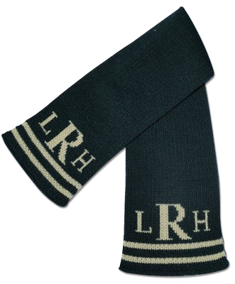 Monogram Knit Scarf